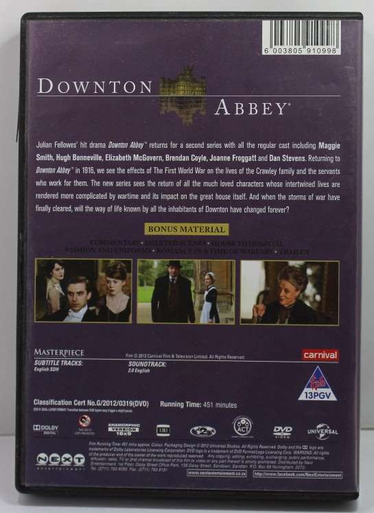 Downton Abbey Series One and Two DVD Sets