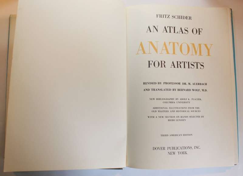 Atlas Of Anatomy for the Artist Set of 2 x Hard and Softcover Books