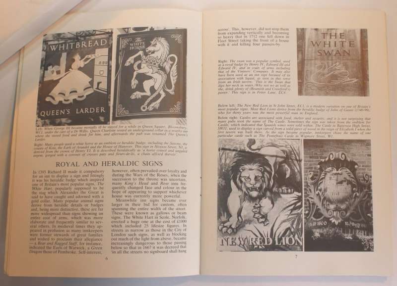 London Inn Signs by Dominic Rotheroe Softcover Book