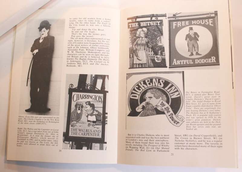 London Inn Signs by Dominic Rotheroe Softcover Book