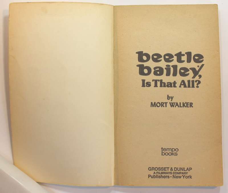 Is That All Beetle Bailey # 14 by Mort Walker Softcover Book.