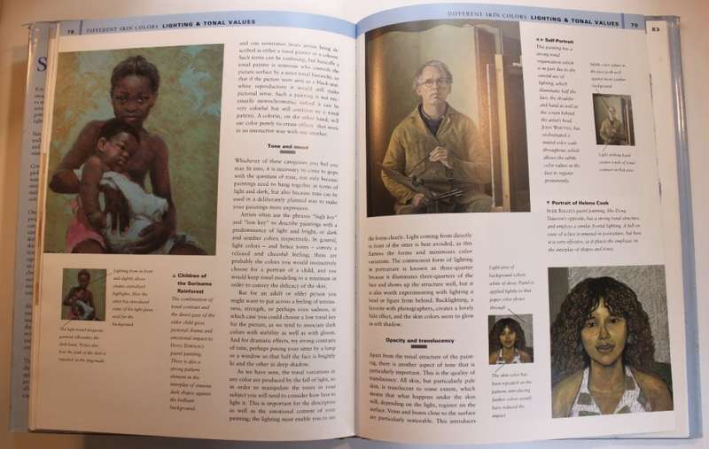 How To Paint Skin Tones by James Horton Hardcover Book