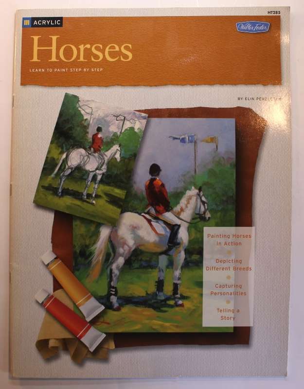 Learn to Paint Horses Set of 3 Leonardo and Walter Foster Art Softcover Books