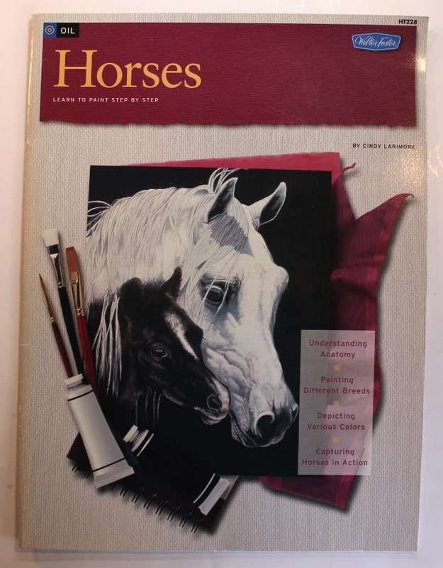 Learn to Paint Horses Set of 3 Leonardo and Walter Foster Art Softcover Books