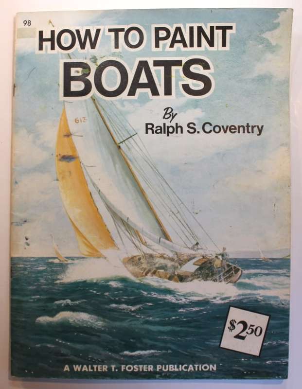Set of 3 Seascapes, Boats and Landscape Painting Walter Foster Art Softcover Books