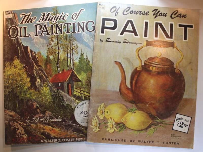 The Magic Of Oil Painting Set of 2 Painting Walter Foster Art Softcover Books