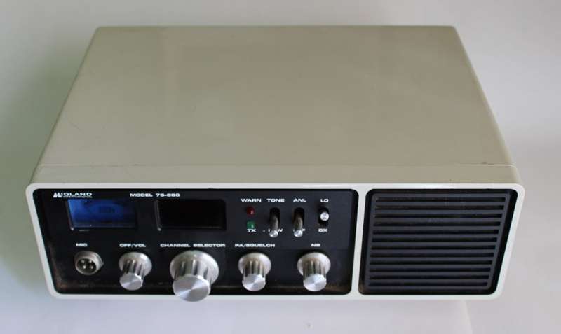Midland International 76-860 CB Base Station 1978 Transciever