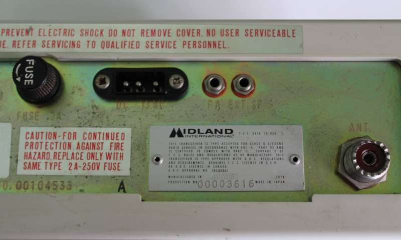 Midland International 76-860 CB Base Station 1978 Transciever