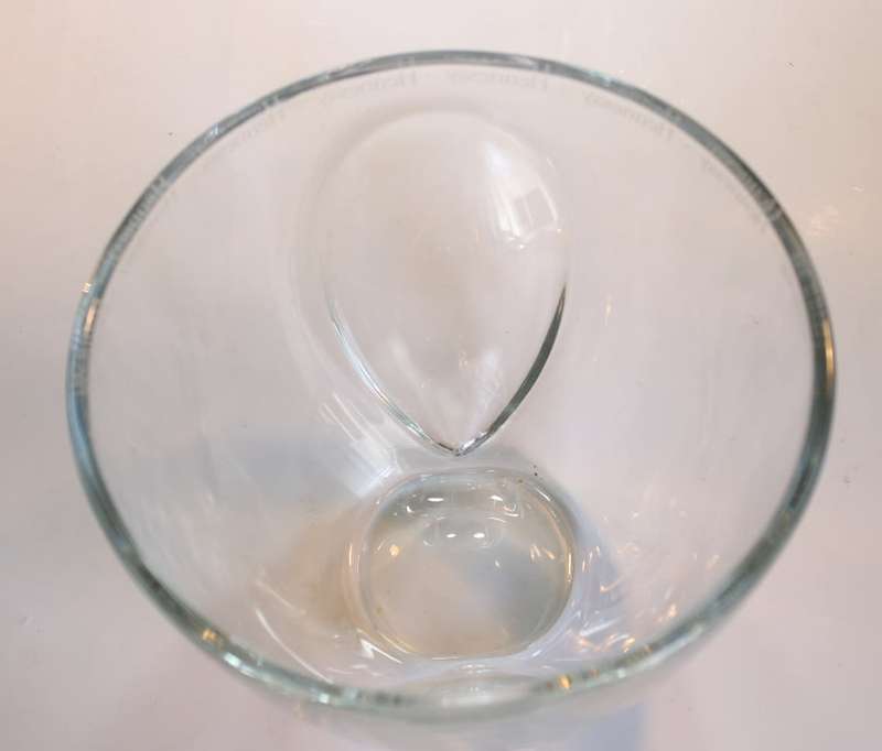Hennessy Dimpled Glass Ice Bucket Cooler.
