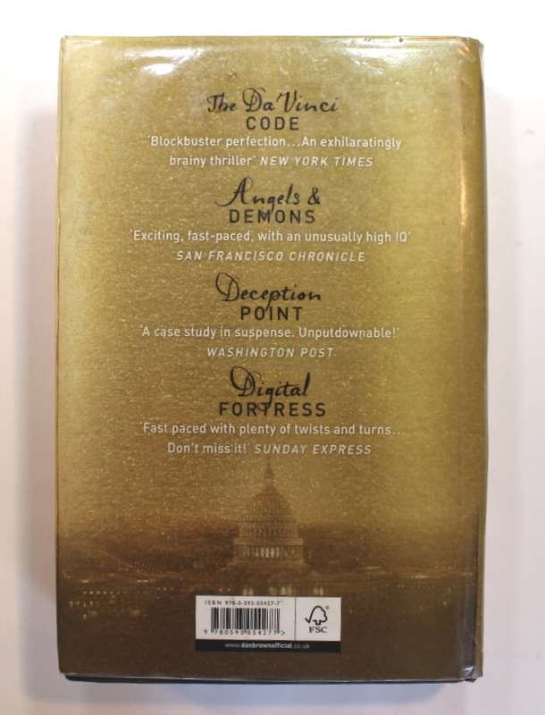 The Lost Symbol by Dan Brown First Edition Hardcover Book