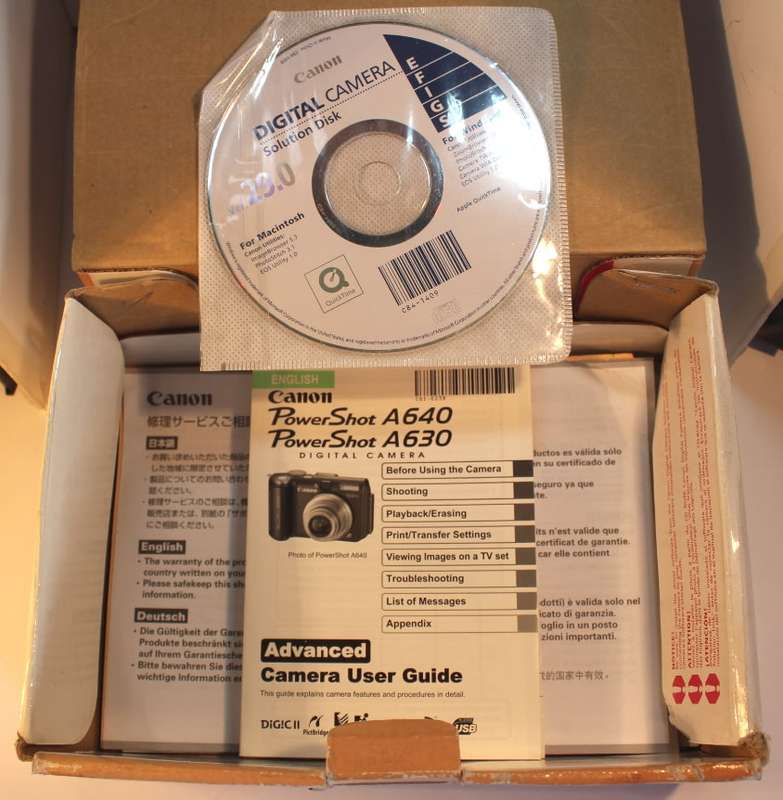 Canon Powershot A630 8.0MP Digital Camera