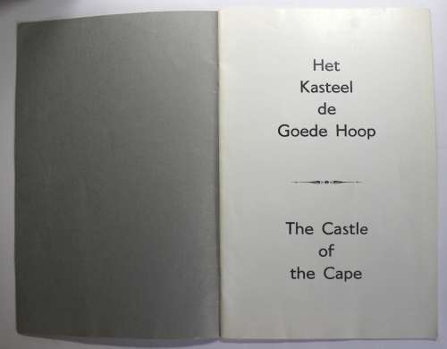 Vintage Booklet of the Castle of Good Hope Cape Town