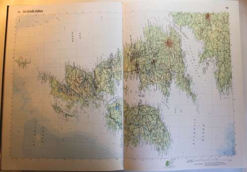 Readers Digest Atlas Of The World Rand McNally Maps 1987.