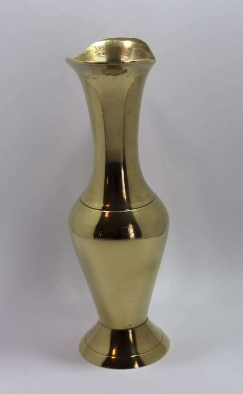 Solid Brass Miniature Urn Made In India.