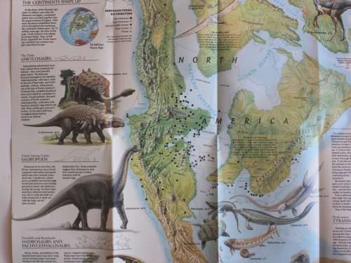 National Geographic Folded Map of Dawn on the Delta Jan 1993