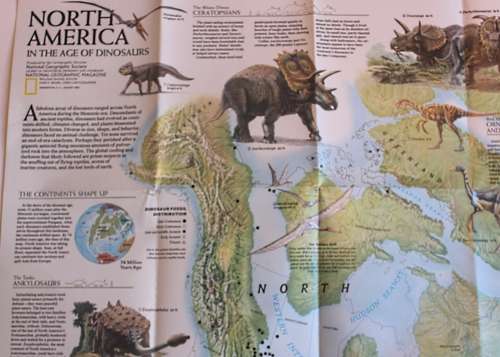 National Geographic Folded Map of Dawn on the Delta Jan 1993
