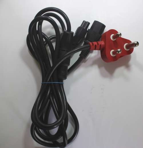 1 x Computer Dual Power Cable Dedicated Red Plug to Clover and Kettle IEC15 Plug 1.8m