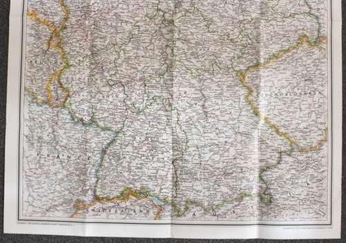 National Geographic Folded Map of A Travelers Map of Germany Sept 1991