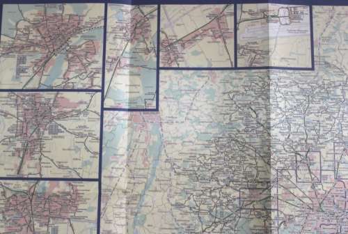 Munich Transport Network Folded Map December 2003