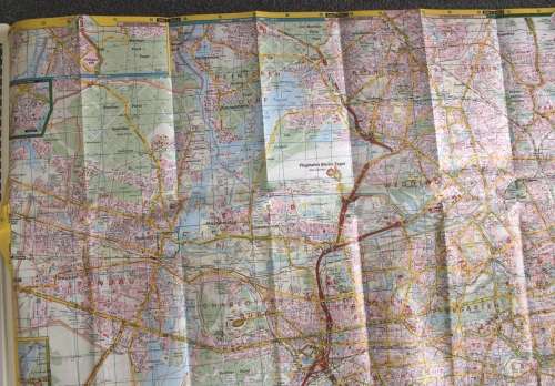 Stadtplan Berlin by Falk Plan Folded Map 1998