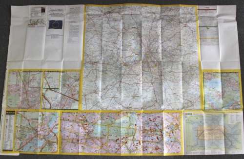 Stadtplan Berlin by Falk Plan Folded Map 1998