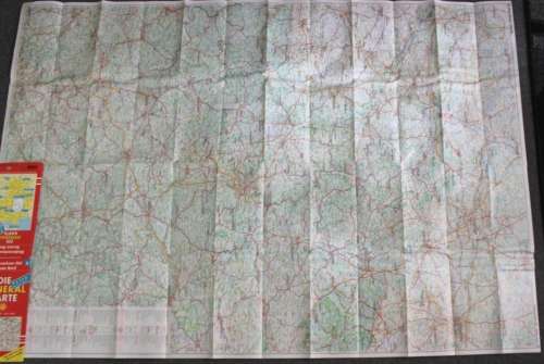 Die General Karte Niedersachsen Sud und Hessen Nord Folded Map 2002