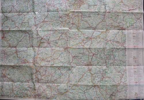 Die General Karte Niedersachsen Sud und Hessen Nord Folded Map 2002