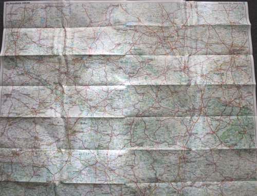 Die General Karte Niedersachsen Sud und Hessen Nord Folded Map 2002