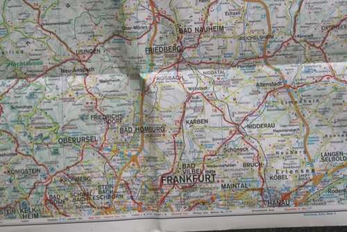 Die General Karte Niedersachsen Sud und Hessen Nord Folded Map 2002
