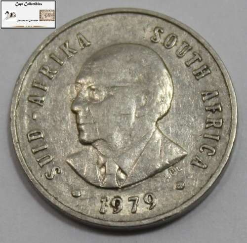 South Africa 5 Cent Coin Commemorative Issue 1979 Circulated