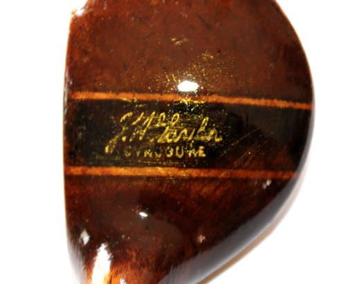 Vintage J H Taylor Cynosure Driver and Fairway 3 Wood Pair Circa 1930's.