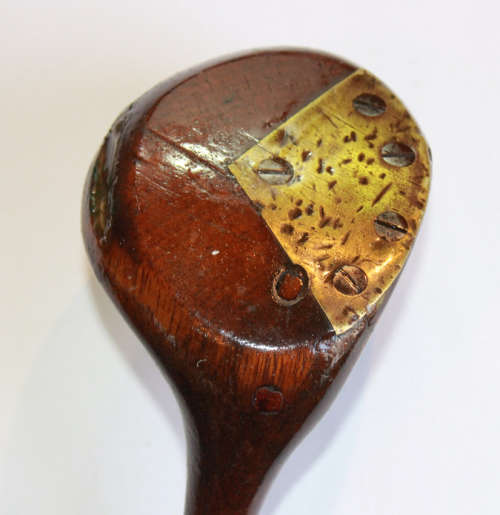 Vintage J H Taylor Cynosure Driver and Fairway 3 Wood Pair Circa 1930's.
