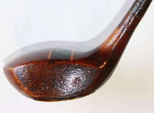 Vintage J H Taylor Cynosure Driver and Fairway 3 Wood Pair Circa 1930's.