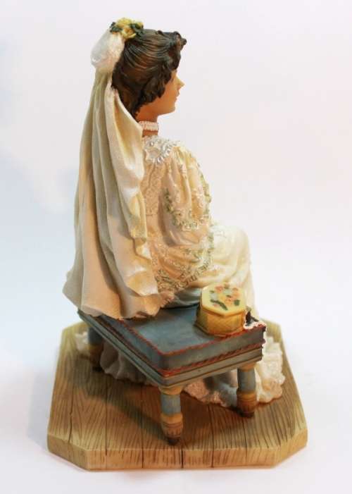 Leonardo Collection - Brides Silk and Lace Figurine by Christine Haworth