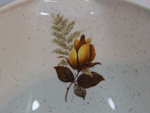 Kernewek One and All Decorative Miniature Porcelain Fruit Basket, Cornish Pottery