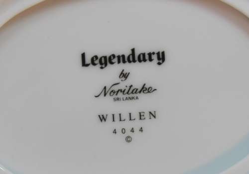 Legendary by Noritake Gravy Bowl and Attached Underplate Willen 4044 Pattern