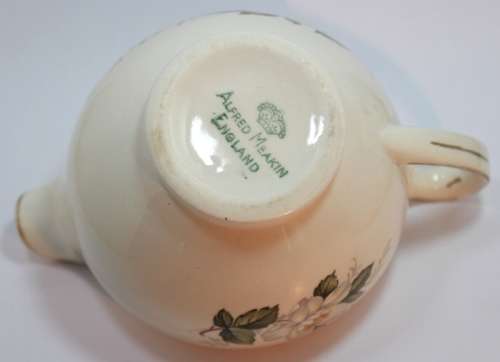Vintage Alfred Meakin Oriental Floral Pattern Milk Jug