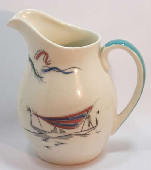 Royal Doulton #D.6449 Venetian Scenes Creamer