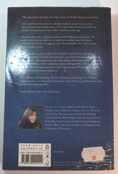 The Lake Of Dreams by Kim Edwards Softcover Book