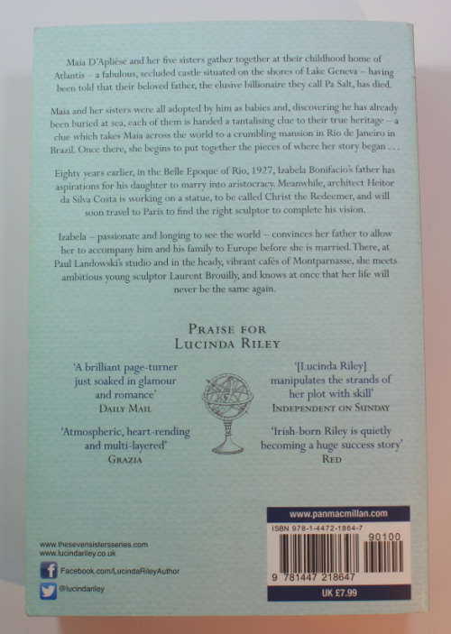 The Seven Sisters by Lucinda Riley Softcover Book
