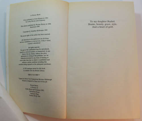 Bad Love by Jonathan Kellerman Softcover Book