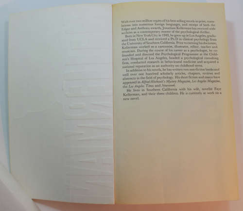 Over The Edge by Jonathan Kellerman Softcover Book