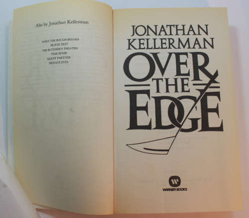 Over The Edge by Jonathan Kellerman Softcover Book