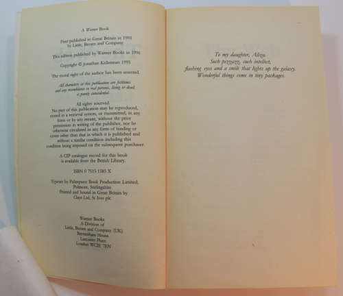 The Web by Jonathan Kellerman Softcover Book