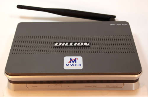 M-WEB Billion W40 DSL Wireless Router.