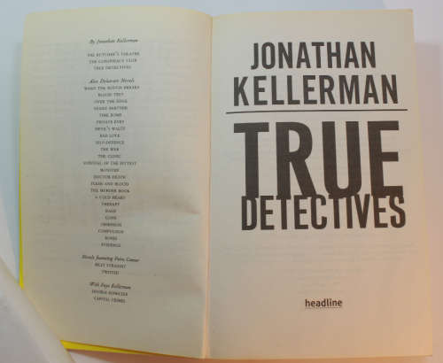 True Detectives by Jonathan Kellerman Softcover Book