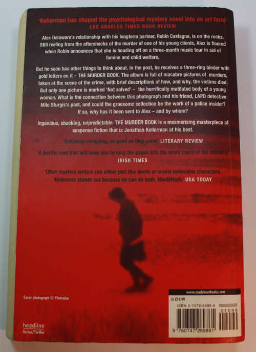 The Murder Book by Jonathan Kellerman Softcover Book