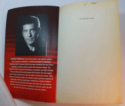 The Murder Book by Jonathan Kellerman Softcover Book