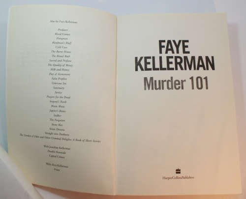 Murder 101 By Faye Kellerman Softcover Book