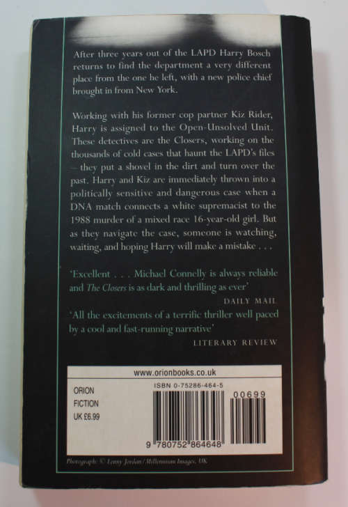 The Closers by Michael Connelly Softcover Book